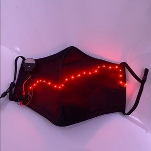 Custom Light Up Face Mask